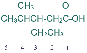 تسمية الحموض الكربوكسيلية تسمية الحموض الكربوكسيلية